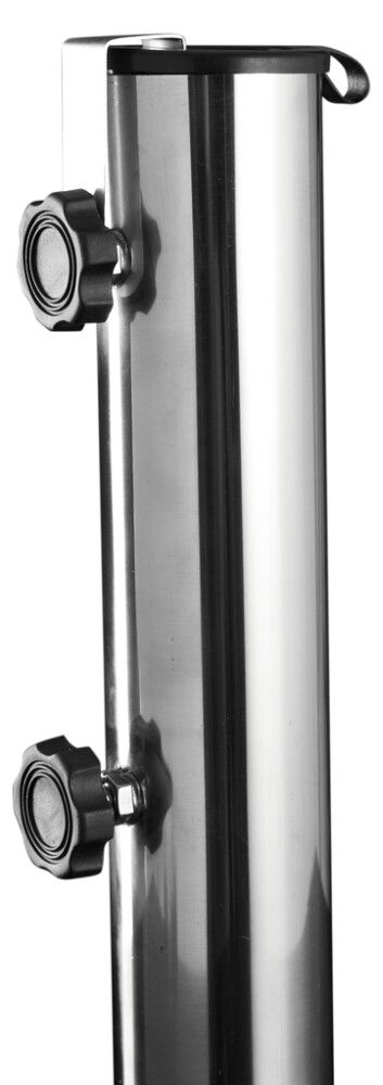 Sólhlífarfótur 50x50cm 40kg steyptur Sunfun svartur