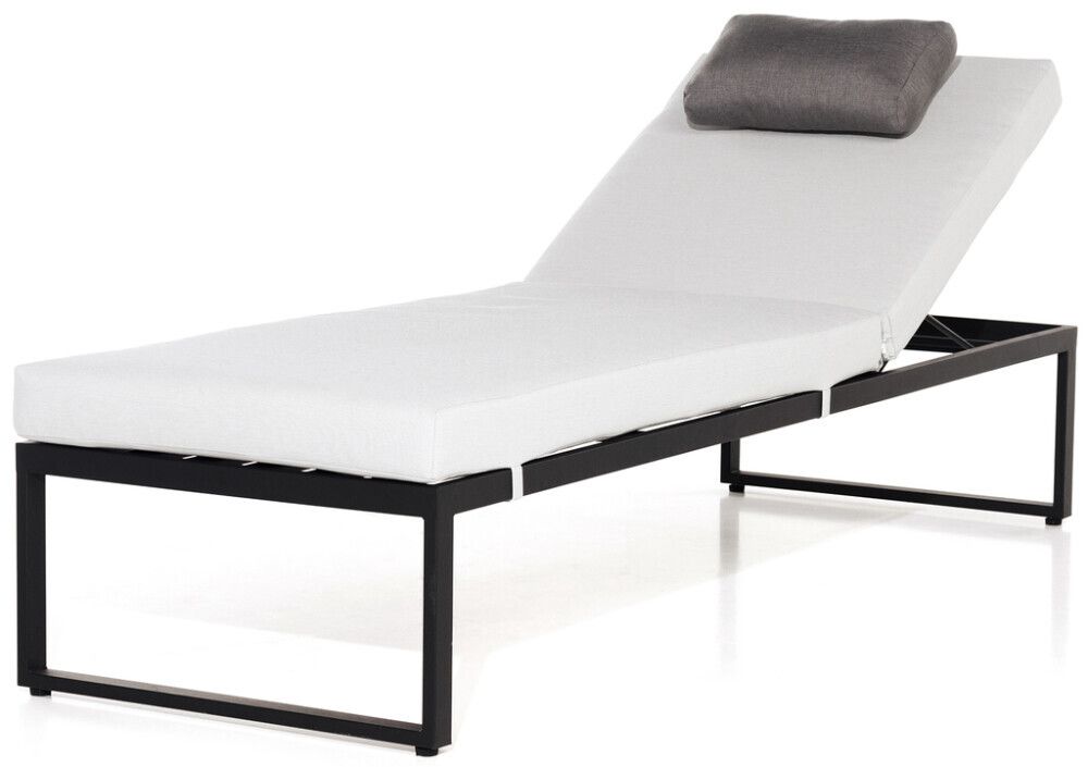 Sólbekkur skepparholmen ál ljósgrár/svartur