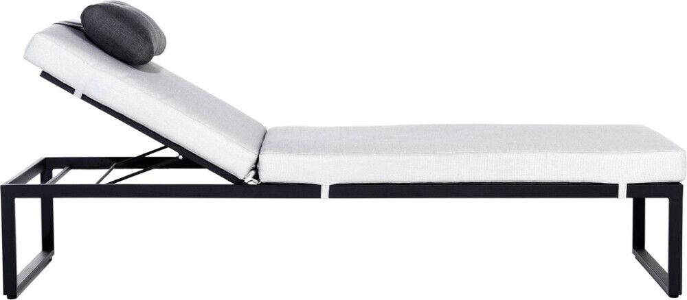 Sólbekkur skepparholmen ál ljósgrár/svartur