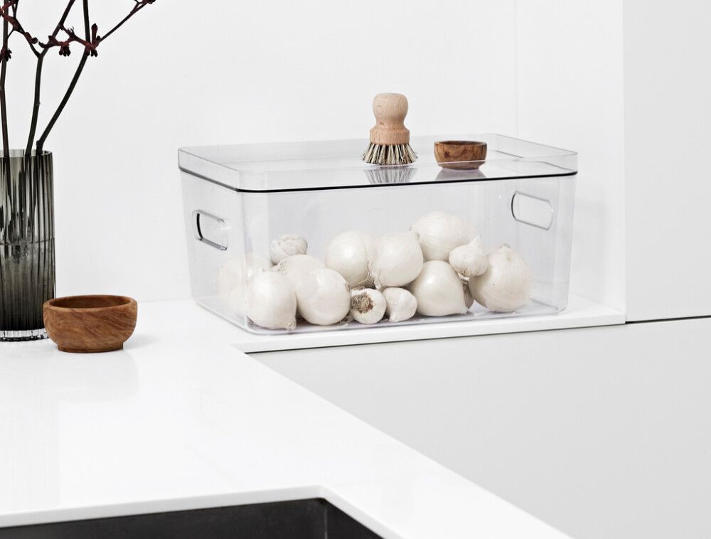 Plastkassi 15,4L SmartStore Compact L glær