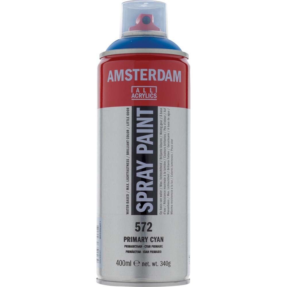 Akrýlsprey 400ml Amsterdam Primary Cyan