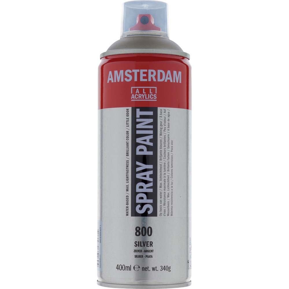 Akrýlsprey 400ml Amsterdam Silver