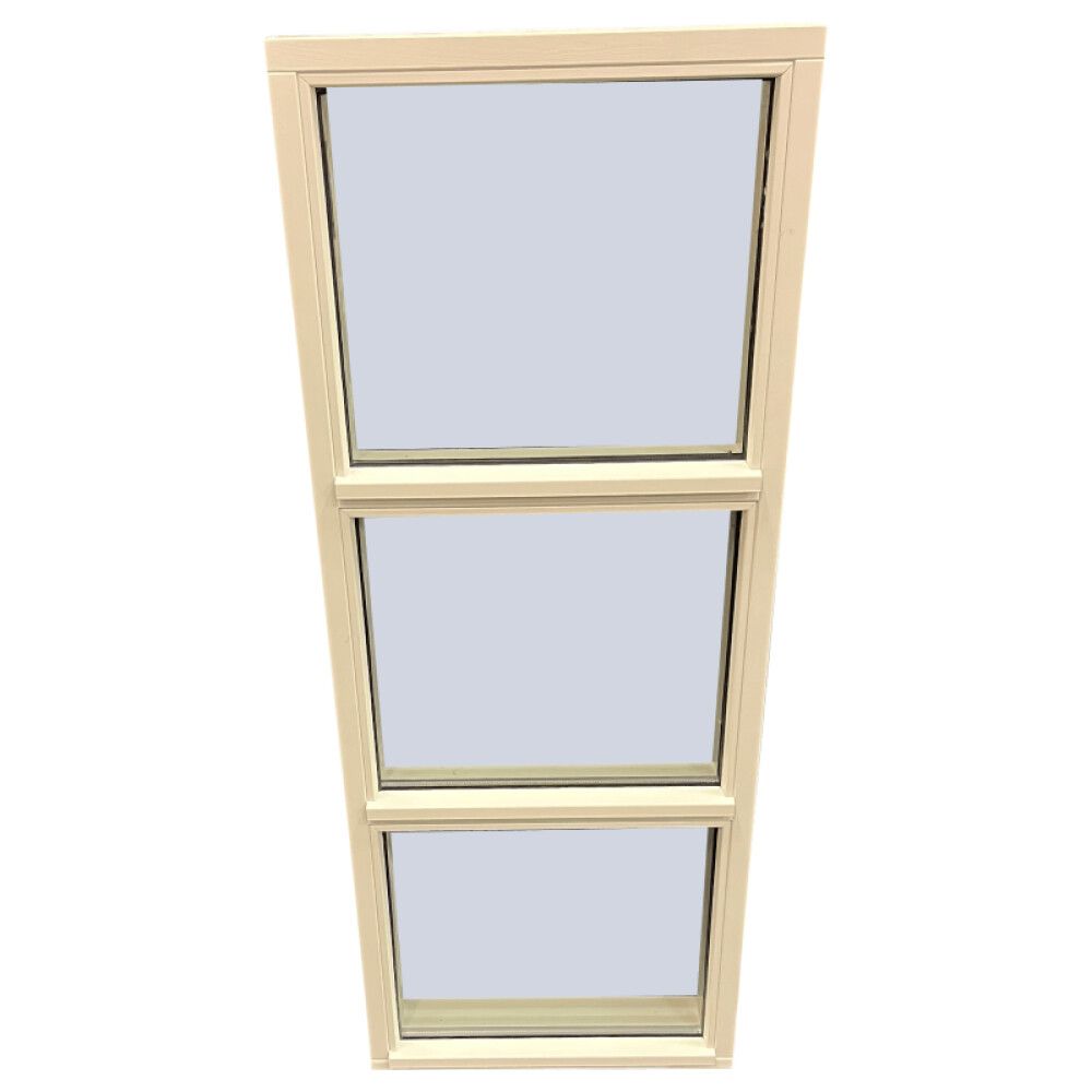 Gluggi fastur 1400 x 550 mm hvítur