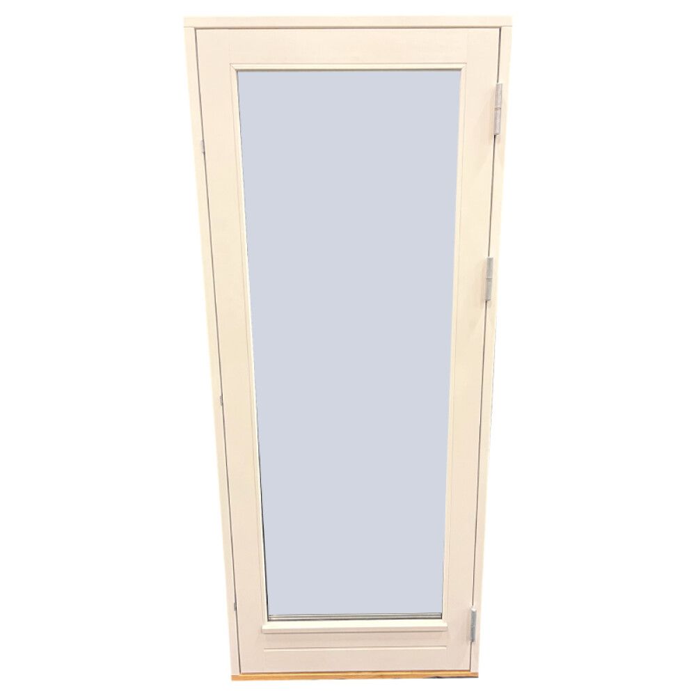 Svalahurð H/út m/gleri 2115 x 880 mm hvít