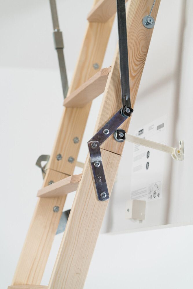 Loftlúgustigi 12 þrep 57,6x85x256 cm Dolle ClickFix