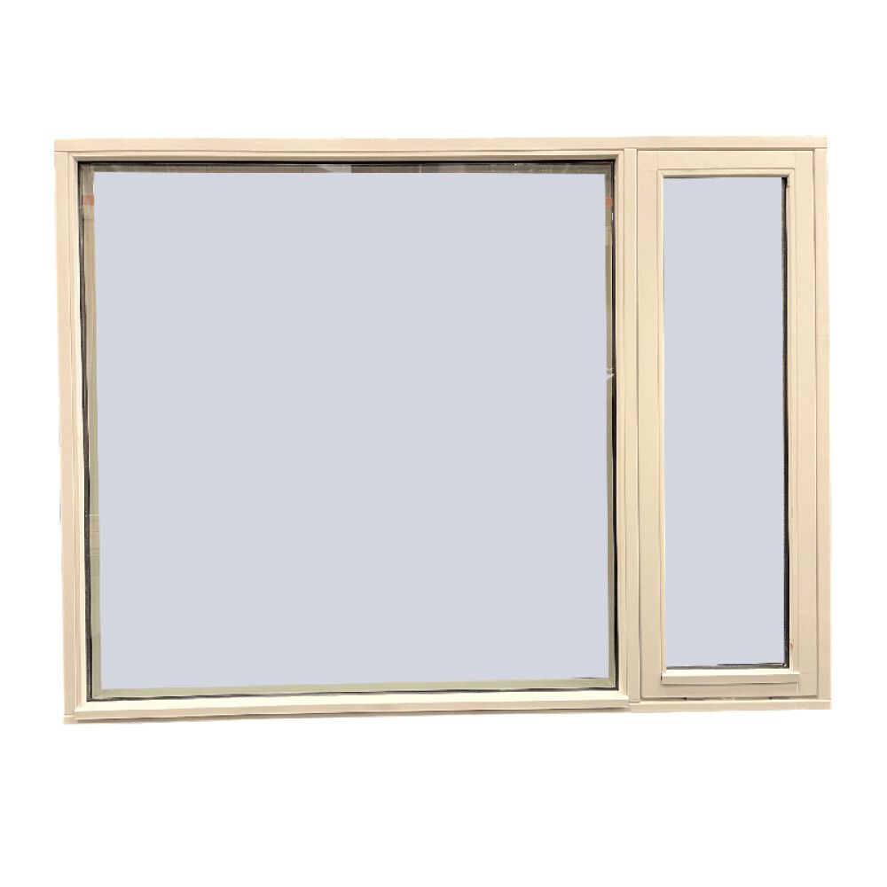 Gluggi toppstýrður/fastur 1300 x 1730 mm hvítur