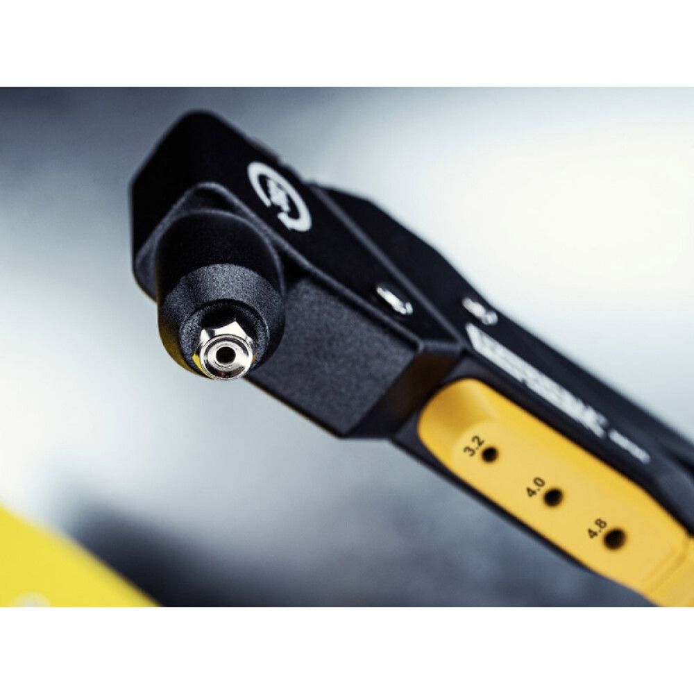 Hnoðbyssa sett með hnoðum Ø 3,2, 4,0, 4,8mm Rapid