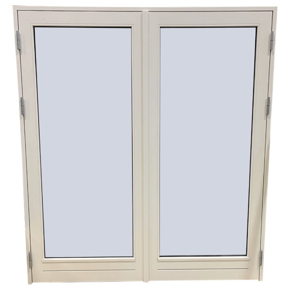 Svalahurð tvöföld V/út vinstri m/gleri 2115 x 1880 mm hvít