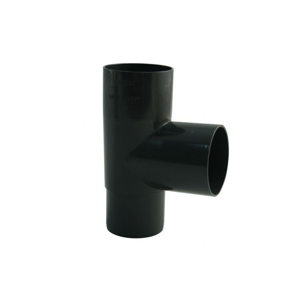 Greinrör Ø53/53mm 87° dökkgrátt