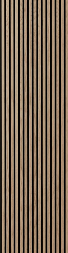 Hljóðdempandi plata ljós eik 2440x605x22 mm