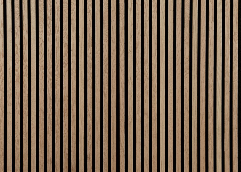 Hljóðdempandi plata ljós eik 2440x605x22 mm