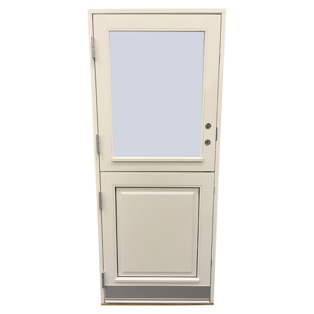 Tvískipt V/út vinstri m/gleri og sparkbretti 2115 x 948 mm