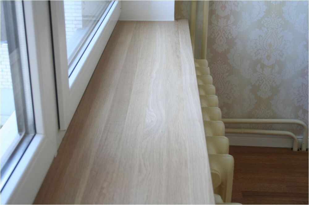 Borðplata 610x3020x23mm DLH eik fasaður fremri kantur