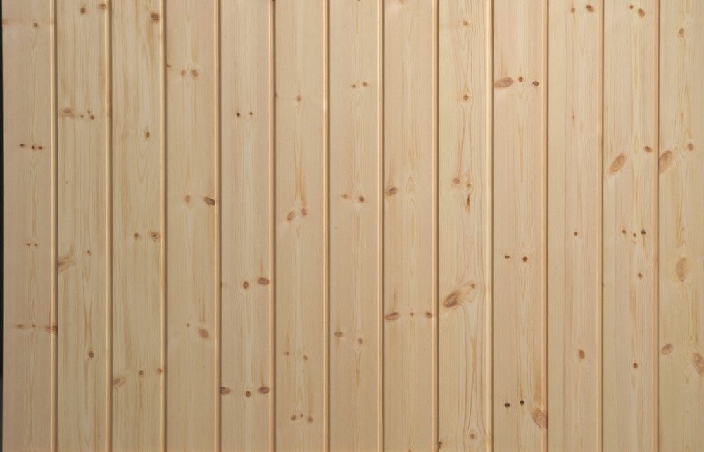 Lofta- og veggþiljur fura 3600x125x19mm 2,37 m²