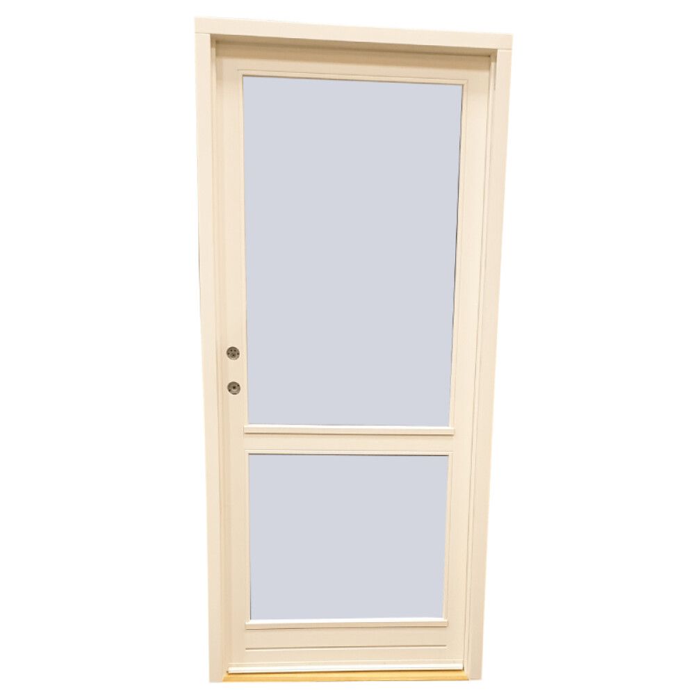 Útihurð V/inn m/2x1 gleri 2115 x 948 mm hvít 