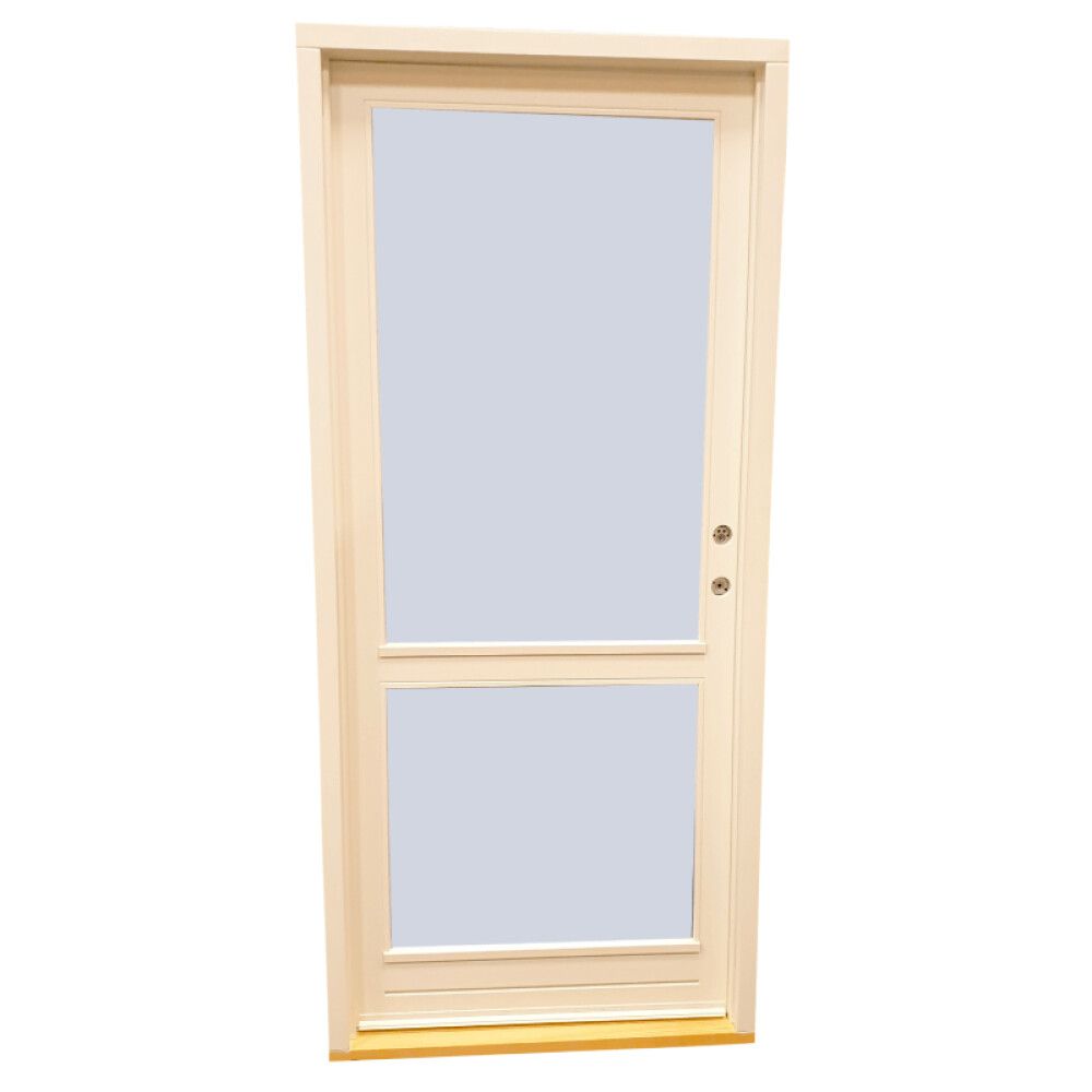 Útihurð H/inn m/1x2 gleri 2115 x 948 mm hvít