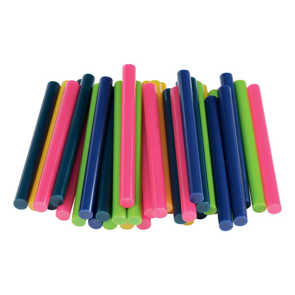 Límstangir litaðar 7mm föndur 36 stk Rapid