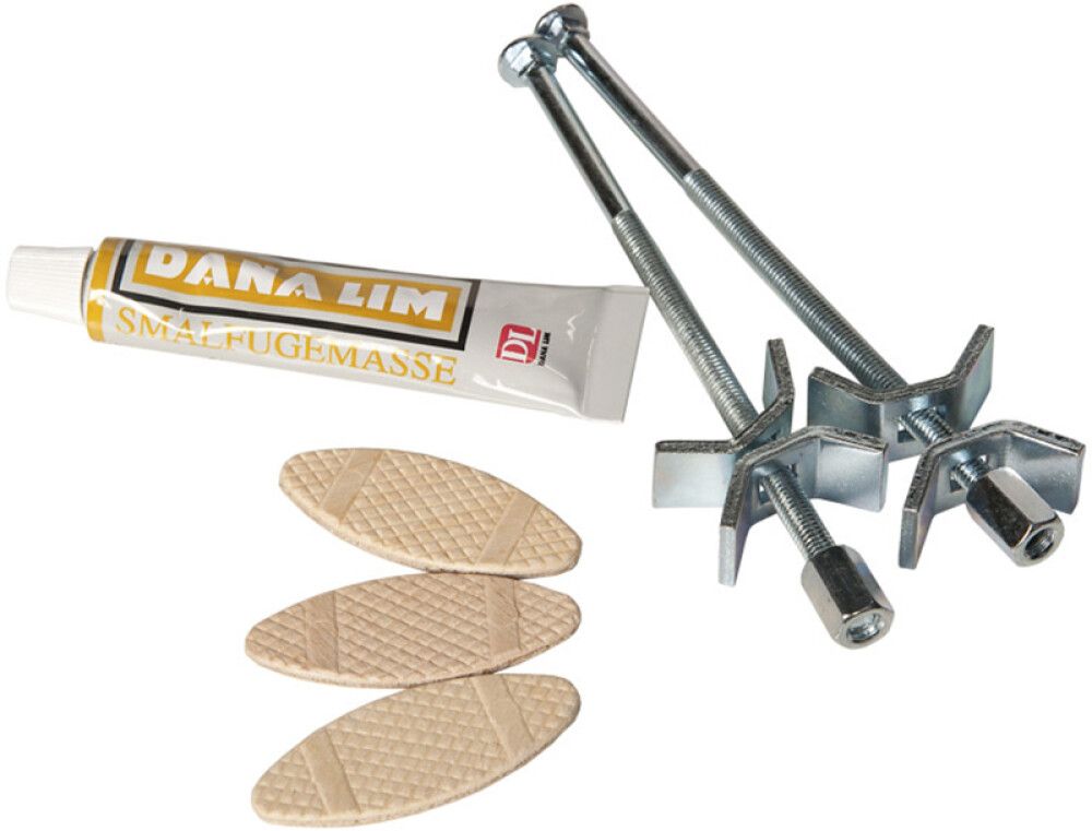 Strekkiboltar fyrir borðplötu samskeyti DLH