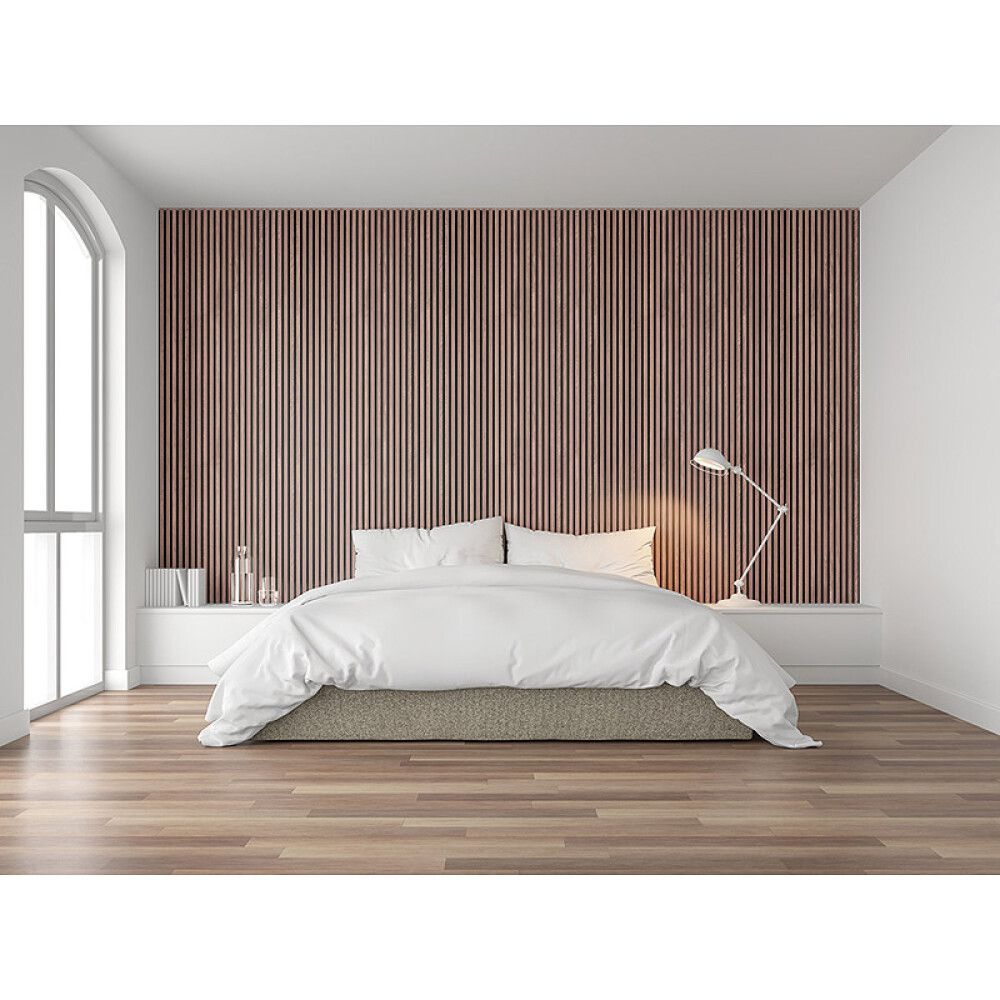 Hljóðdempandi plata ljós eik 3000x605x22 mm