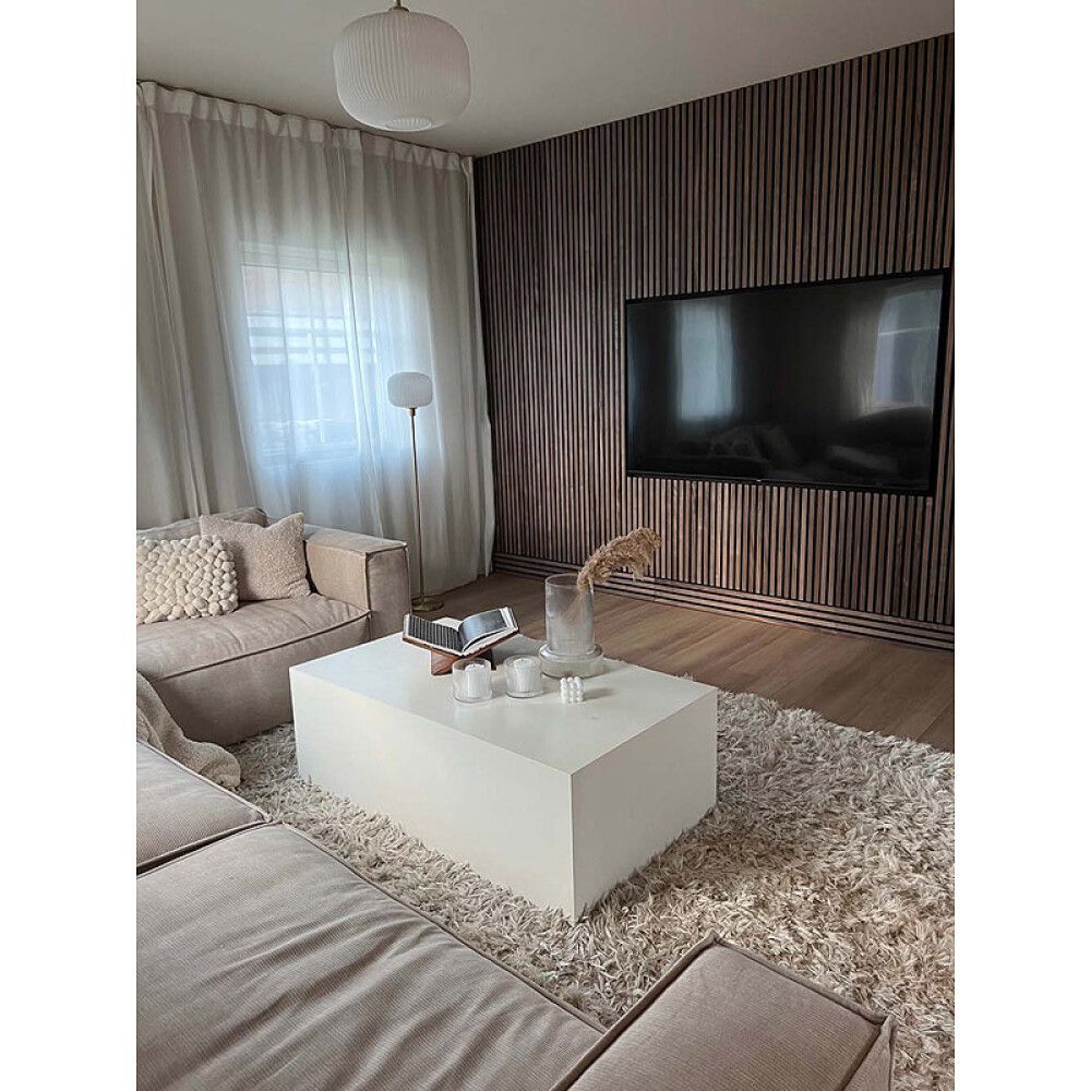 Hljóðdempandi plata reykt eik 3000x605x22 mm