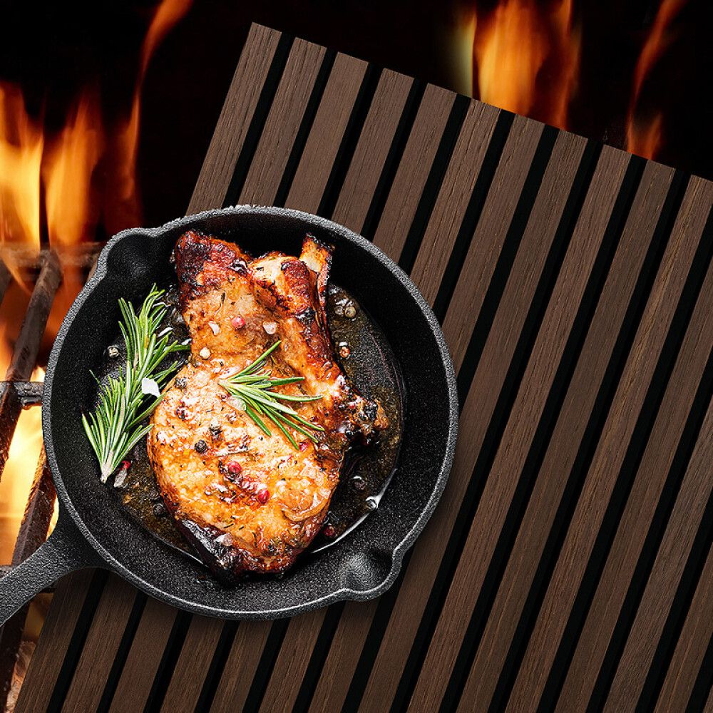 Hljóðdempandi plata reykt eik 3000x605x22 mm