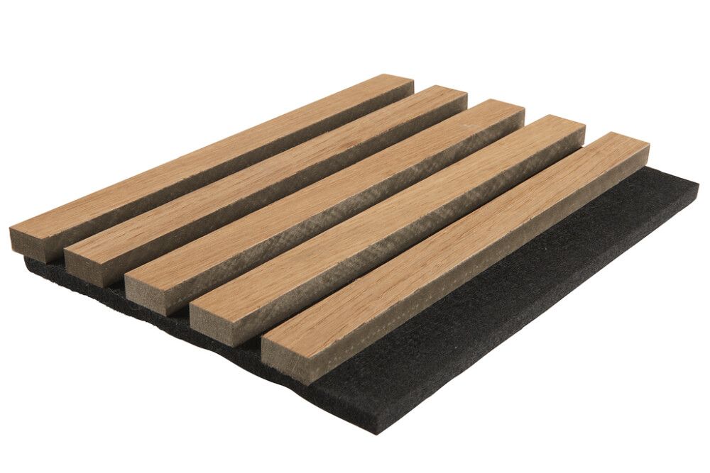 Hljóðdempandi plata Proff 3000x605x22mm grá eik