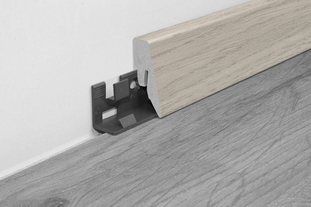 Gólflisti MDF 40x19x2600mm Logoclic Narvik eik