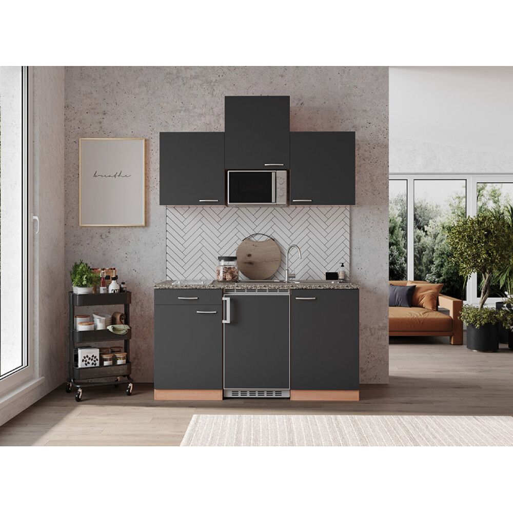 Eldhúsinnrétting 150 cm Respekta Gerda grá