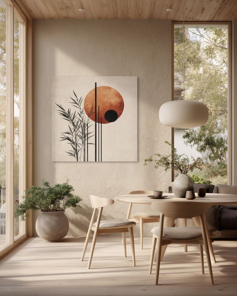 Hljóðvistarmynd abstrakt 1220x1220x20 mm InEx