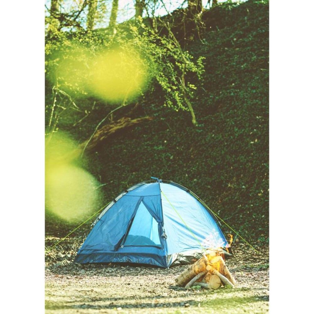 Tjald fyrir 2 blátt/grátt Outfit