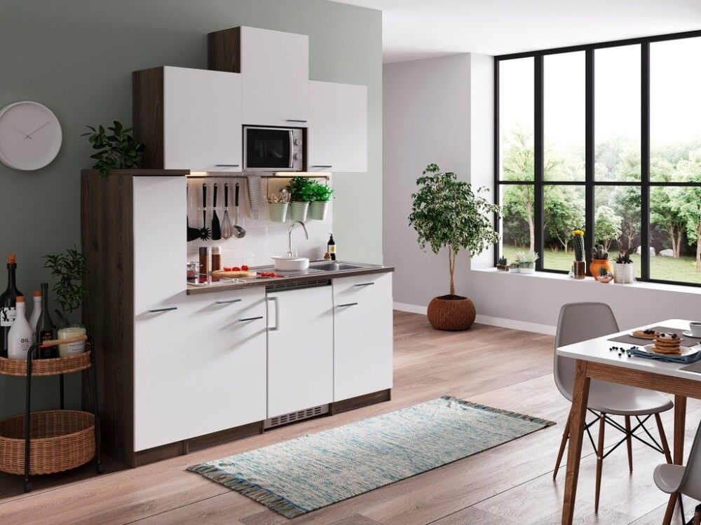 Eldhúsinnrétting 180 cm Respekta Oliver hvít