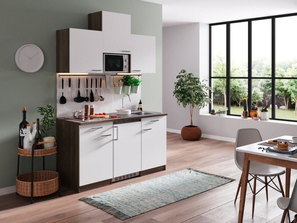 Eldhúsinnrétting 150 cm Respekta Oliver hvít