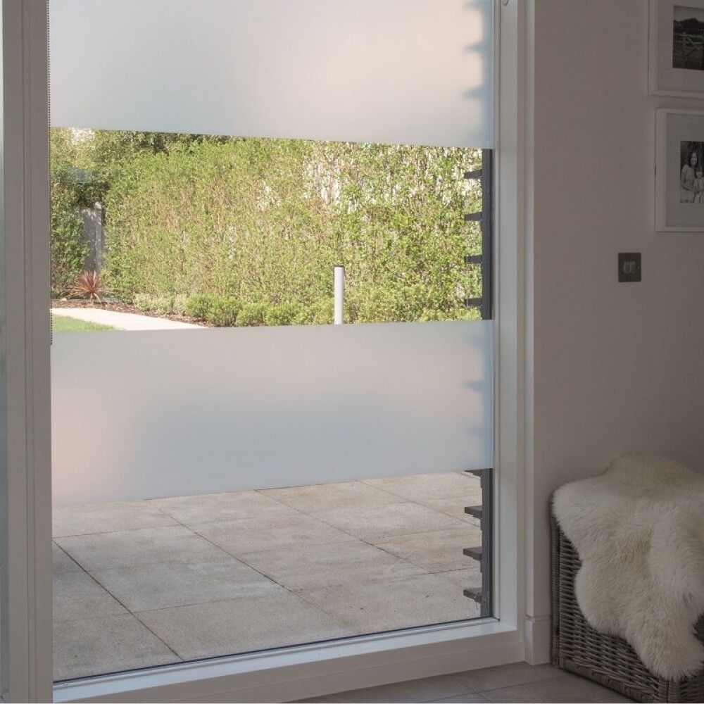 Filma static milky, 45cmx1.5m gegnsæ