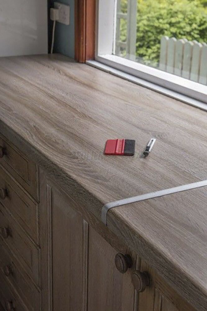 Filma sonoma ljós eik, 45cmx2m tré