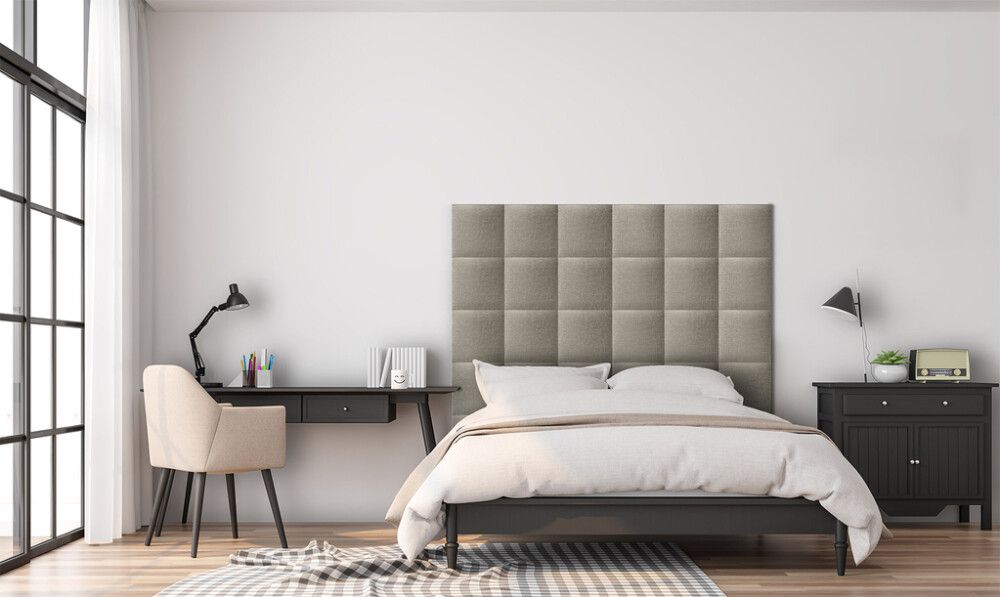 Veggpúði fyrir rúmgafl Inari 26 30x30 taupe