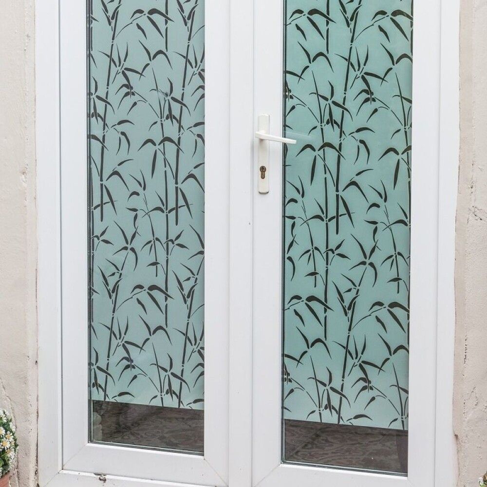 Filma static bamboo, 90cmx1.5m gegnsæ