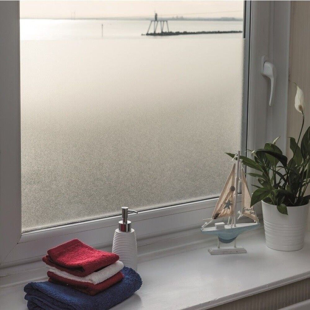 Filma static p milky, 45cmx1.5m gegnsæ