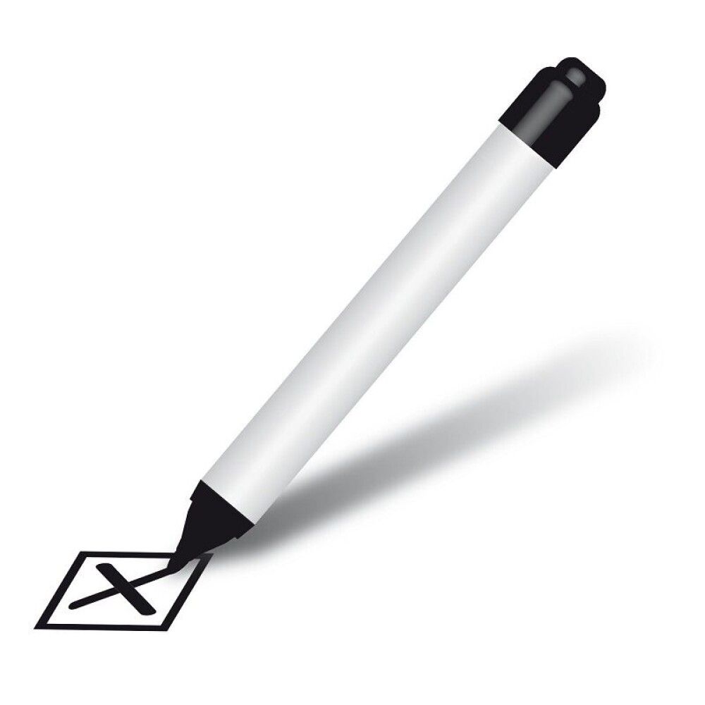 Filma tússtafla 60cmX1.2m hvít