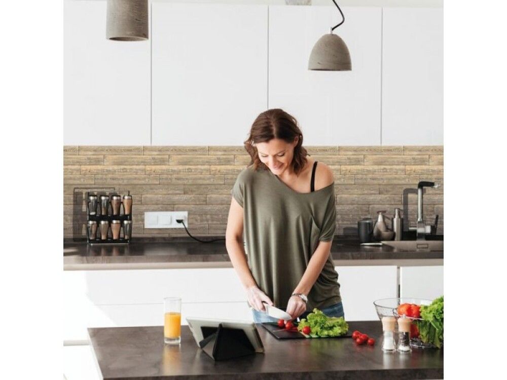 Veggfóður shabby wood 67,5x400 cm viður