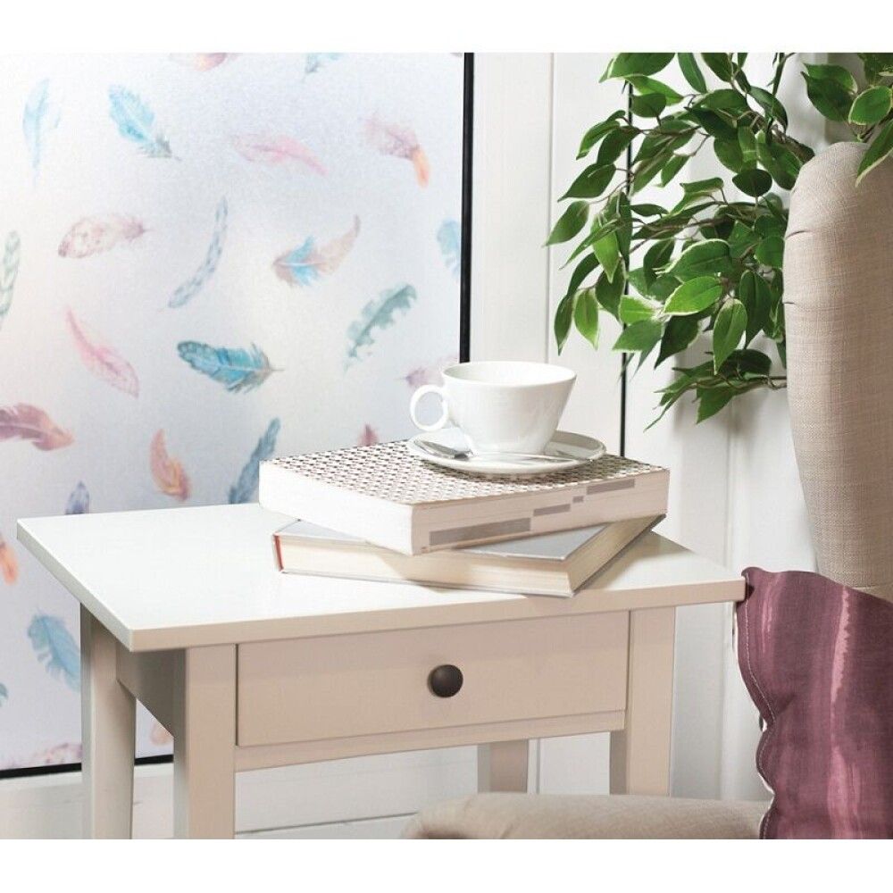 Filma static p finja, 45cmx1.5m glær