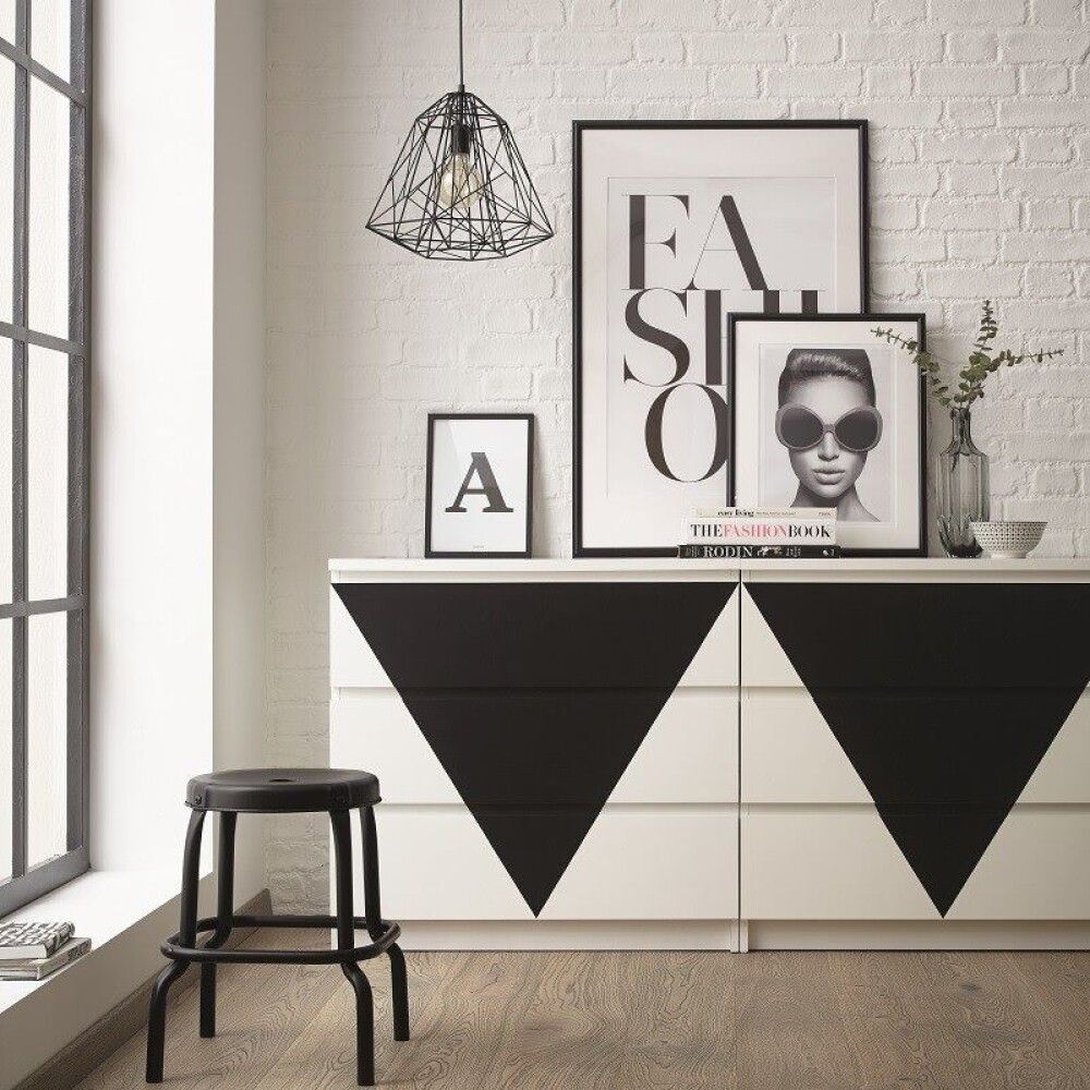 Filma uni matt, 90cmx2.1m svört