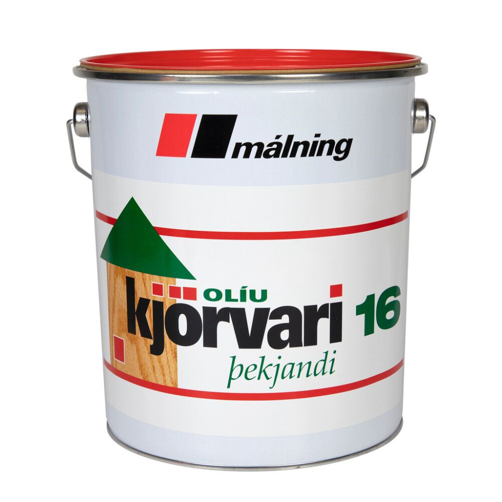 Viðarvörn Kjörvari 16 olía þekjandi brúnn 758 1L