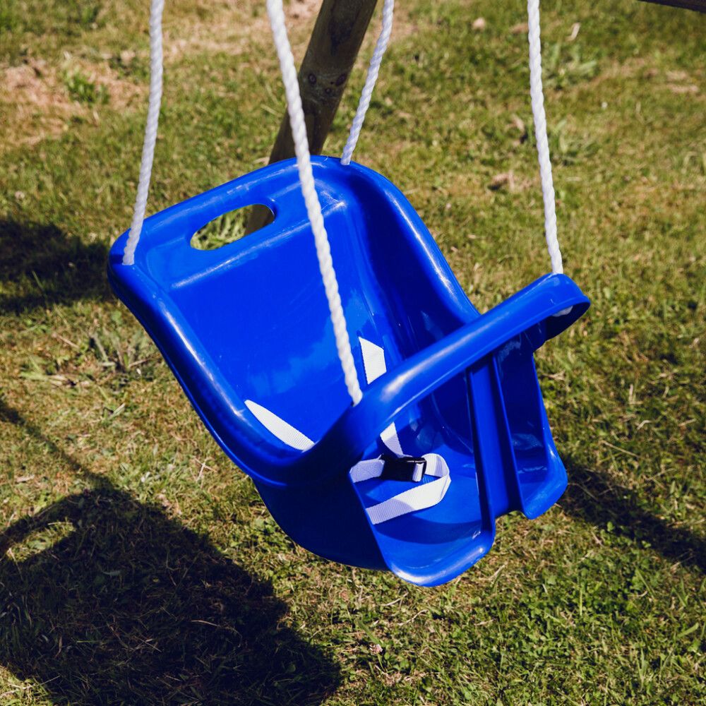 Barnaróla með háu baki Nordic Play blá