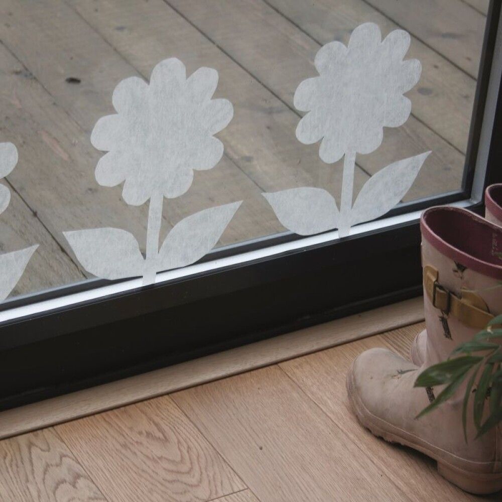 Filma rispapir glas, 45cmx2m hvít