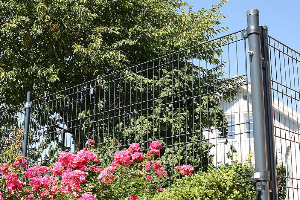 Girðingareining H: 100 cm L:2 m NSH grá