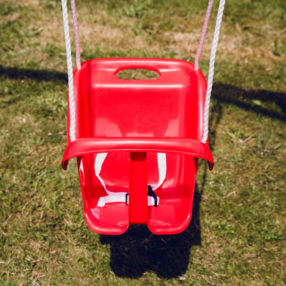 Ungbarnaróla með háu baki NSH rauð