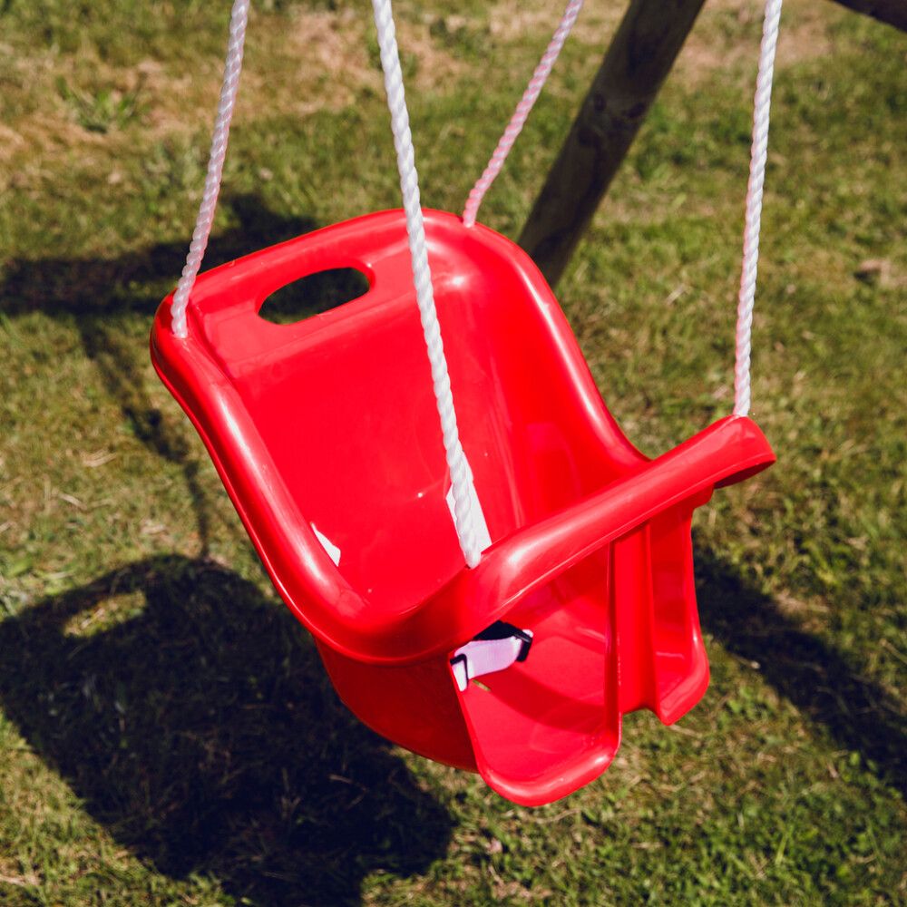 Ungbarnaróla með háu baki NSH rauð