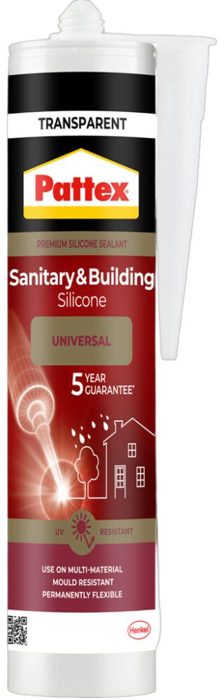 Sílikonkítti 280ml Pattex Out&Inn glært