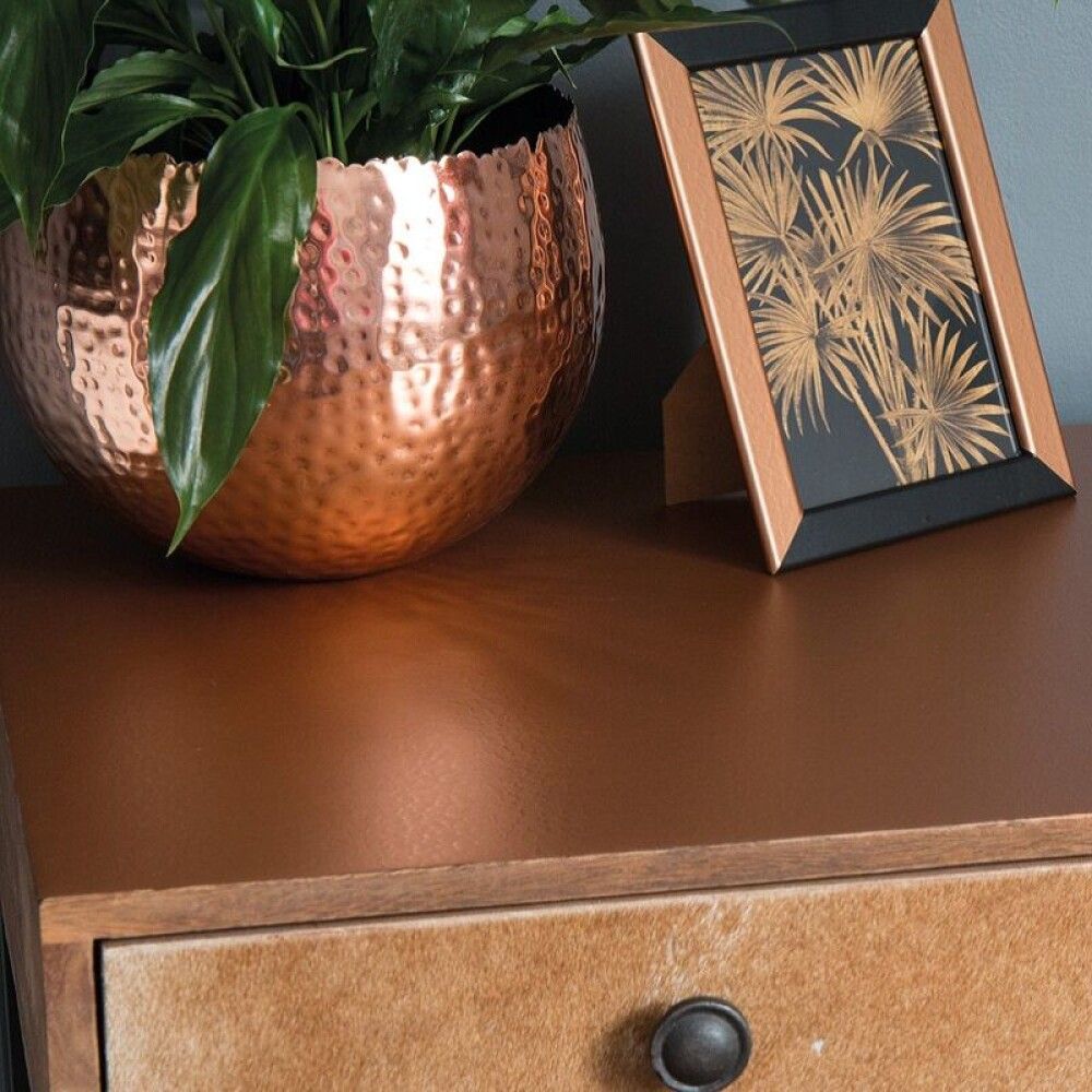 Filma metallic hammer, 67.5cmx1.5m kopar