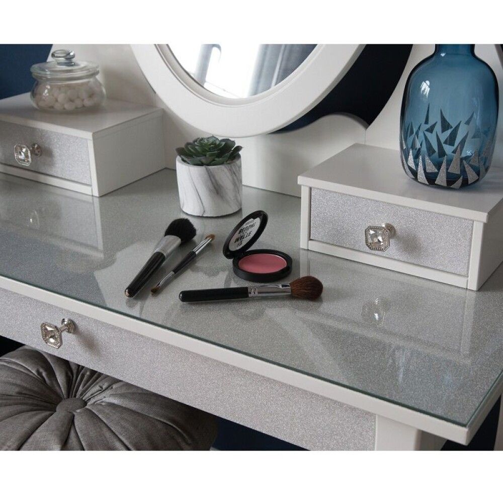 Filma metallic glitter, 67.5cmx2m silfur